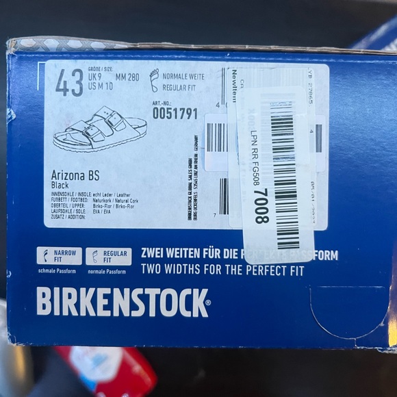 BIRKENSTOCK MALE SIZE 10 NEW - Picture 3 of 3